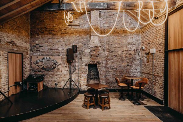 The Lower Third’s upstairs venue has played host to legendary artists early in their careers including Jeff Buckley, Adele, and The Libertines. The intimate space accommodates 35-80 guests, featuring cutting-edge technical capabilities in a relaxed and charming environment.